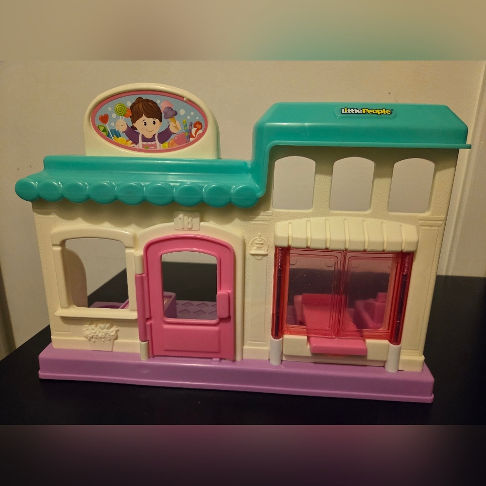 Little People Time For A Treat Ice Cream Shop Playset